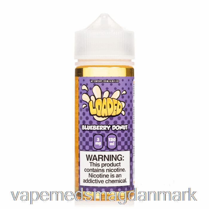 Vape Uden Nikotin Blåbærdoughnut - Fyldt E-væske - Hensynsløse Fugt - 120ml 3mg
